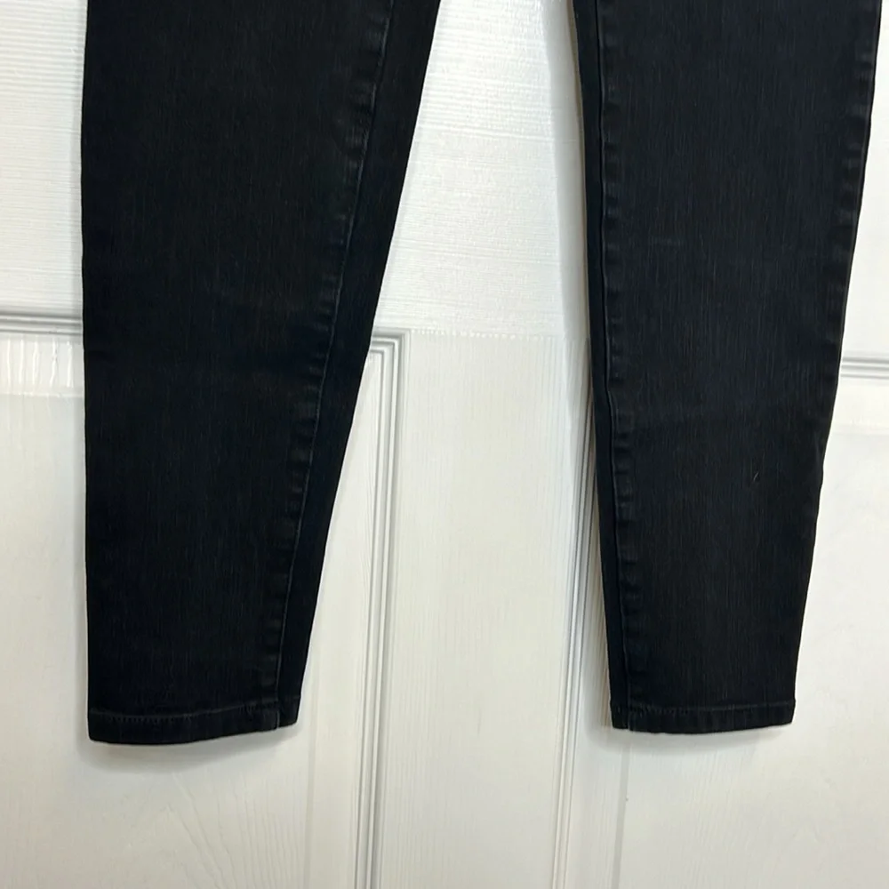 Betabrand Skinny Leg Jeans Women's Small Long Black 4‎ Pocket Denim W1545-BK